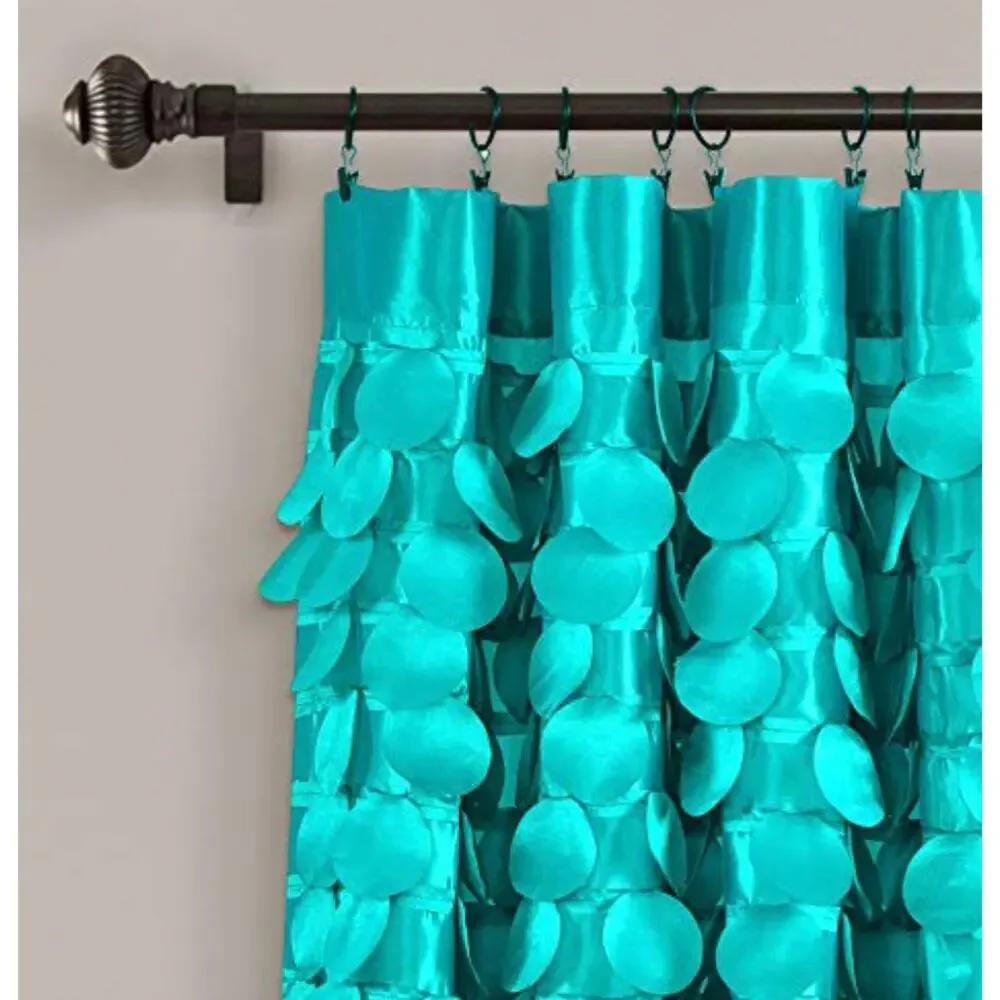 Lush Set of 2 Turquoise Window Panels
